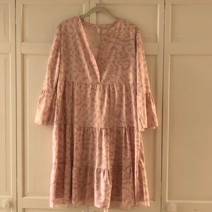 LAST CHANCE Pink Leopard Dress